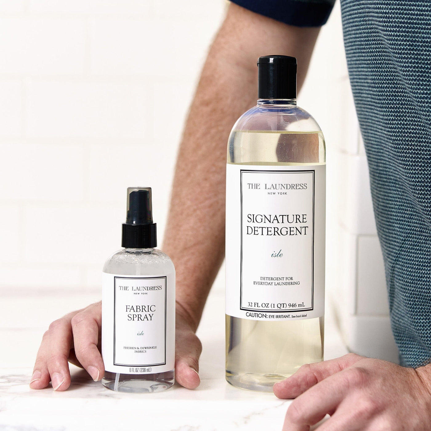 Isle Signature Detergent & Fabric Spray Set The Laundress