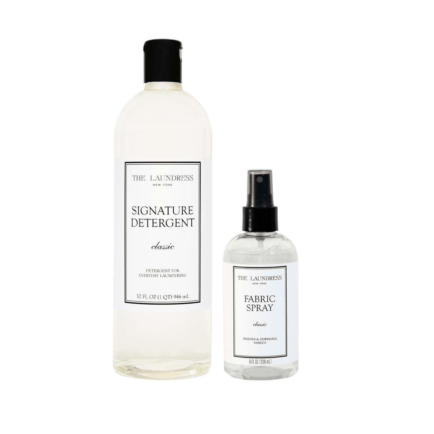 Classic Signature Detergent & Fabric Spray Set The Laundress