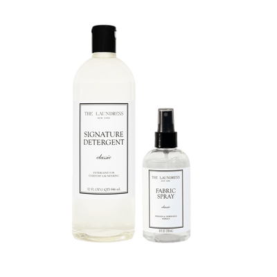 Classic Signature Detergent & Fabric Spray Set The Laundress